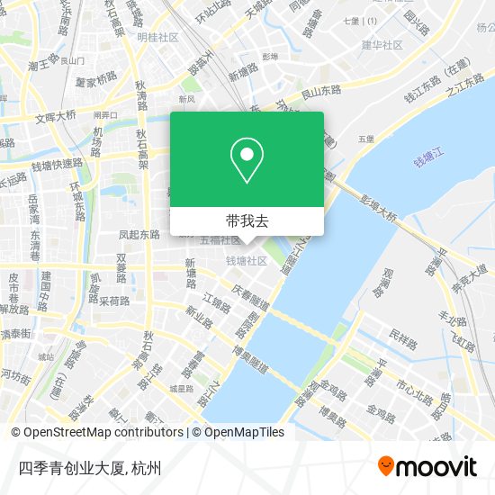 四季青创业大厦地图