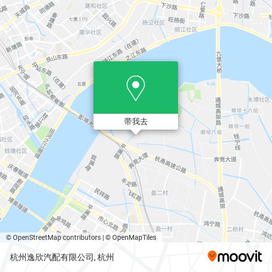 杭州逸欣汽配有限公司地图