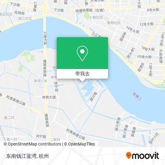 东南钱江蓝湾地图