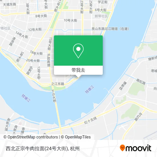 西北正宗牛肉拉面(24号大街)地图