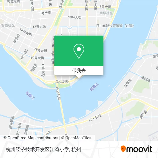 杭州经济技术开发区江湾小学地图