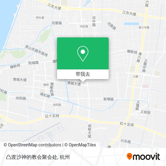 凸渡沙神的教会聚会处地图