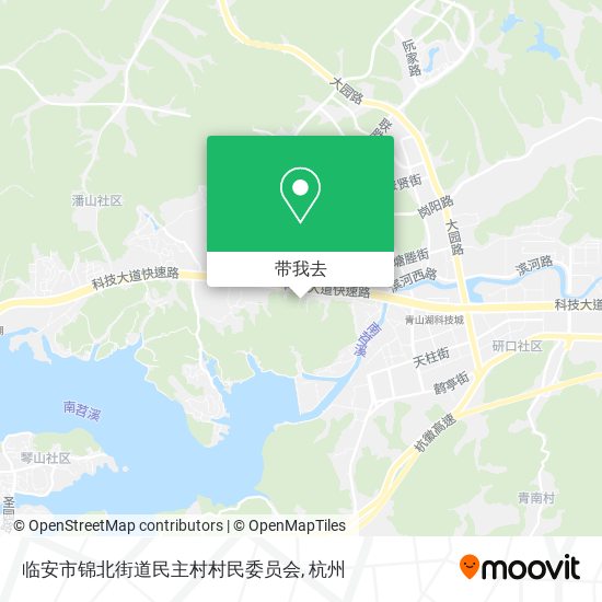 临安市锦北街道民主村村民委员会地图