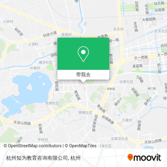 杭州知为教育咨询有限公司地图