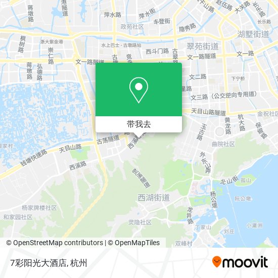 7彩阳光大酒店地图