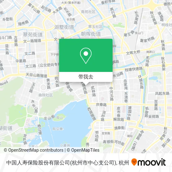 中国人寿保险股份有限公司(杭州市中心支公司)地图