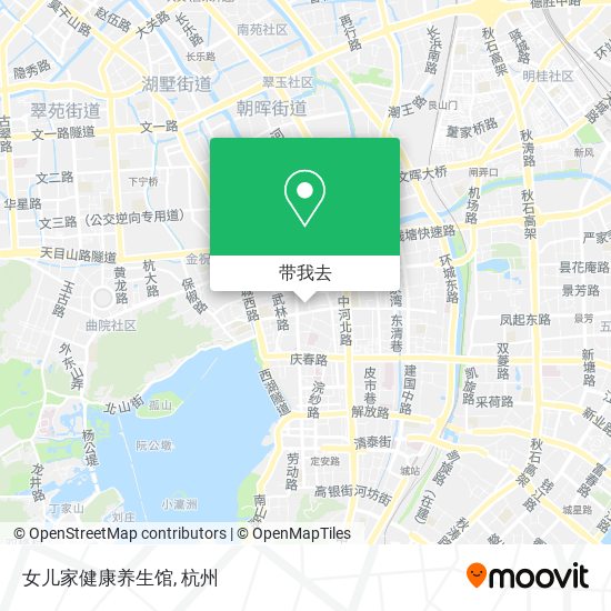 女儿家健康养生馆地图