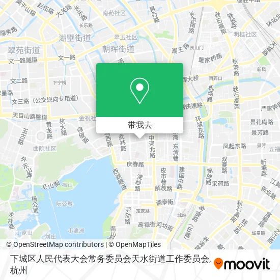 下城区人民代表大会常务委员会天水街道工作委员会地图
