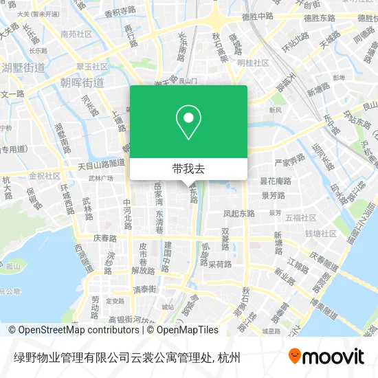 绿野物业管理有限公司云裳公寓管理处地图