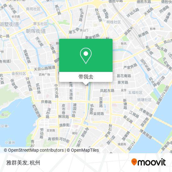 雅群美发地图
