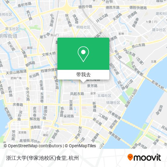 浙江大学(华家池校区)食堂地图