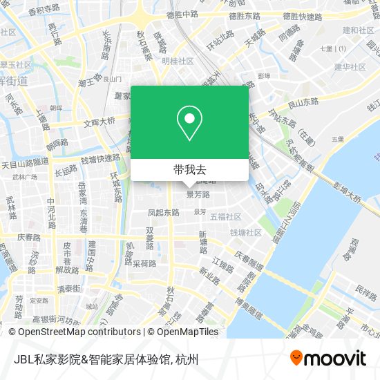 JBL私家影院&智能家居体验馆地图