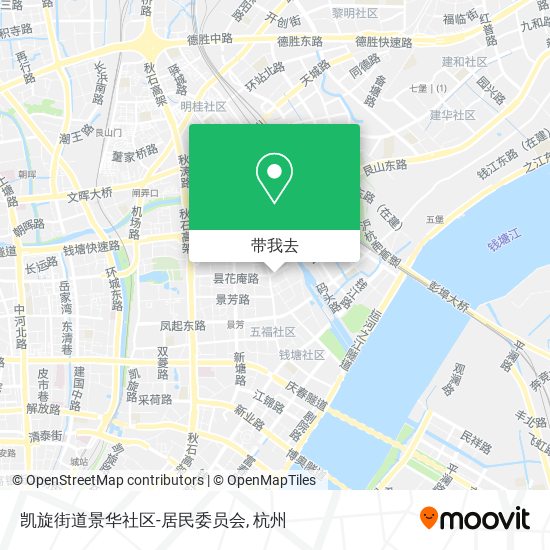 凯旋街道景华社区-居民委员会地图