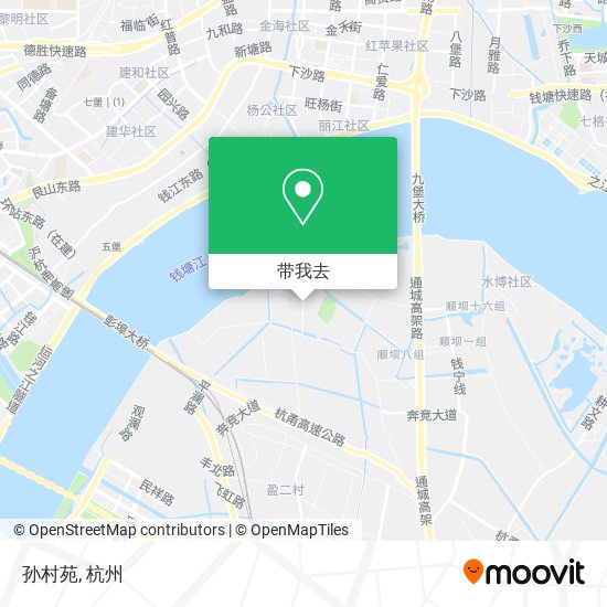 孙村苑地图