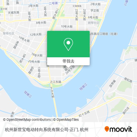 杭州新世宝电动转向系统有限公司-正门地图