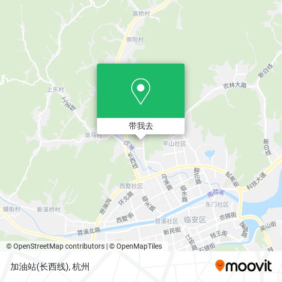 加油站(长西线)地图
