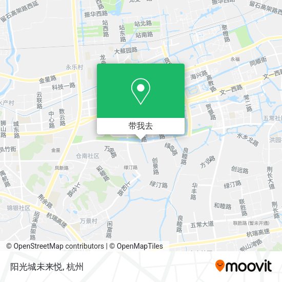 阳光城未来悦地图