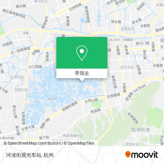 河渚街观光车站地图