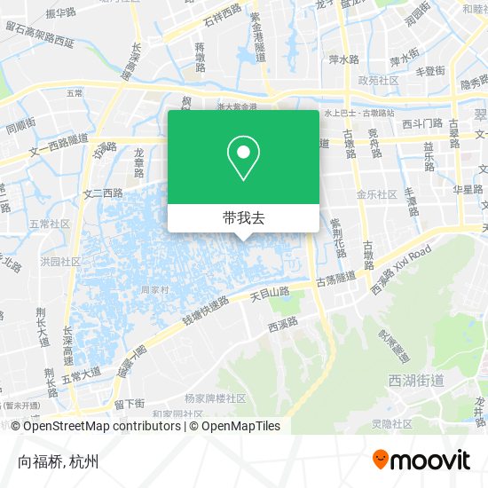 向福桥地图