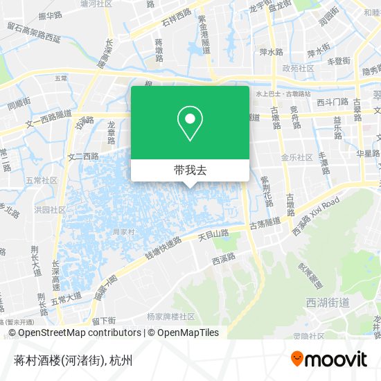 蒋村酒楼(河渚街)地图