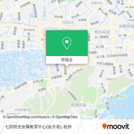 七田阳光全脑教育中心(金月巷)地图