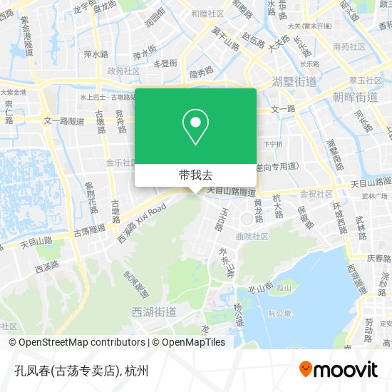 孔凤春(古荡专卖店)地图