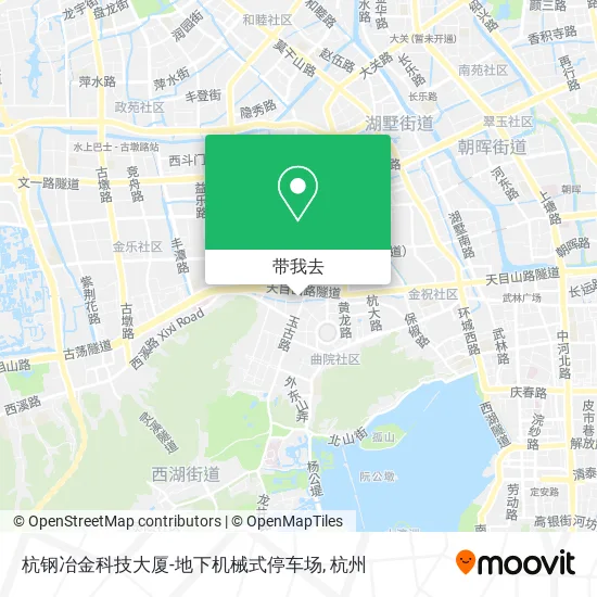 杭钢冶金科技大厦-地下机械式停车场地图