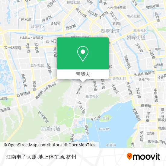 江南电子大厦-地上停车场地图