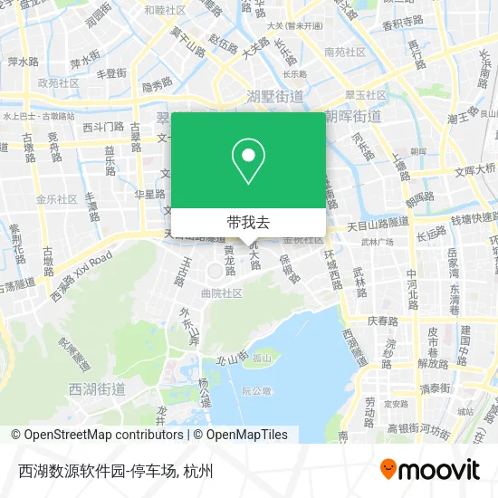 西湖数源软件园-停车场地图