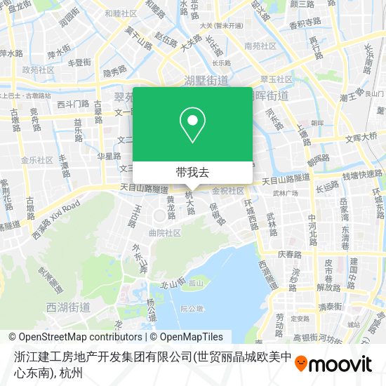 浙江建工房地产开发集团有限公司(世贸丽晶城欧美中心东南)地图
