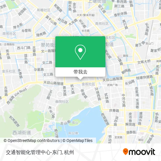 交通智能化管理中心-东门地图