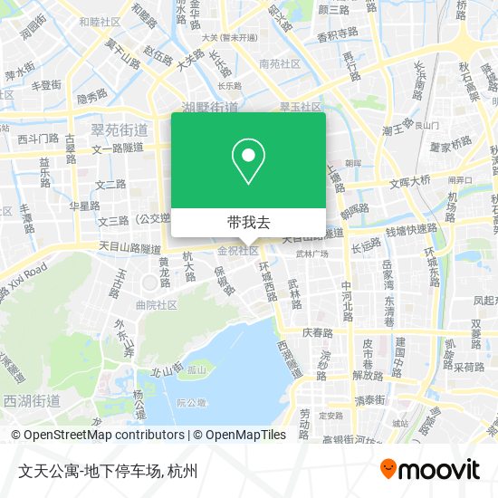文天公寓-地下停车场地图