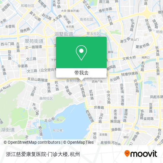 浙江慈爱康复医院-门诊大楼地图