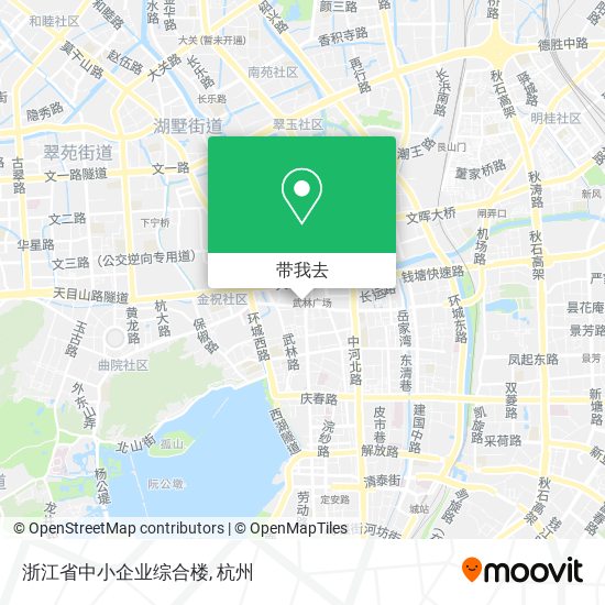 浙江省中小企业综合楼地图