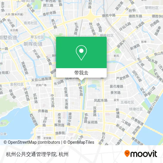 杭州公共交通管理学院地图