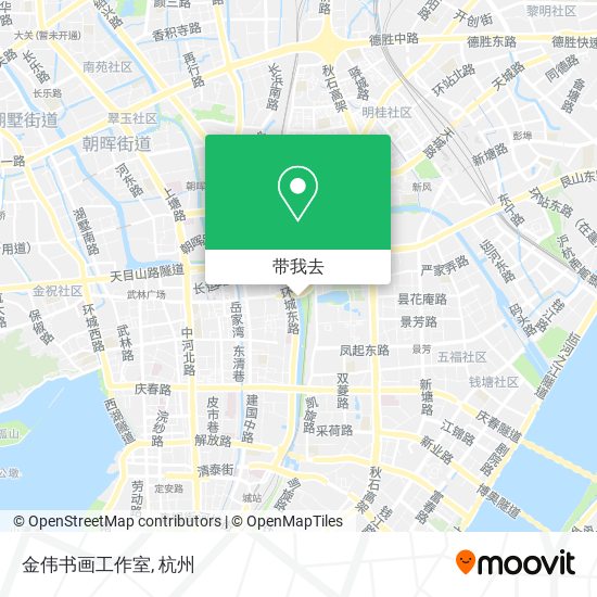 金伟书画工作室地图