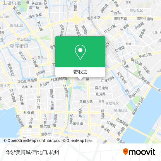 华浙美博城-西北门地图