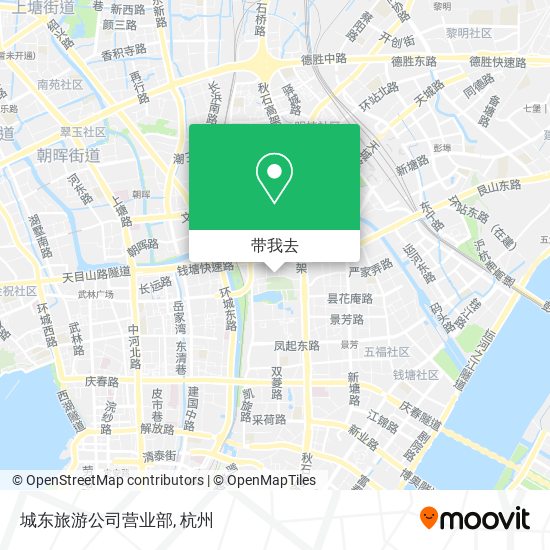 城东旅游公司营业部地图