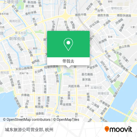 城东旅游公司营业部地图