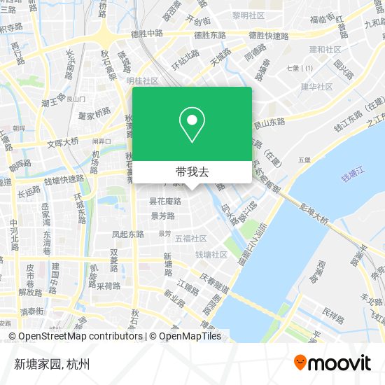 新塘家园地图