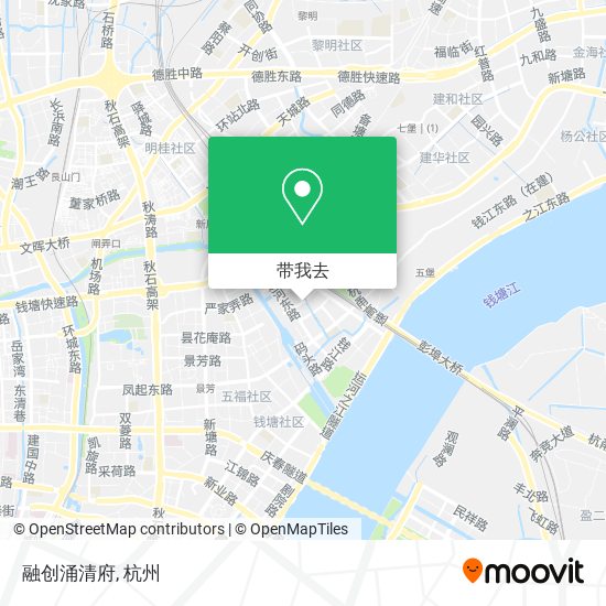 融创涌清府地图