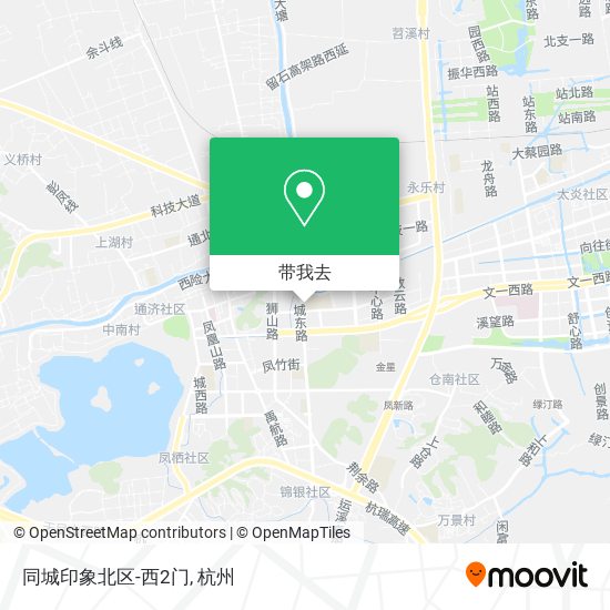 同城印象北区-西2门地图