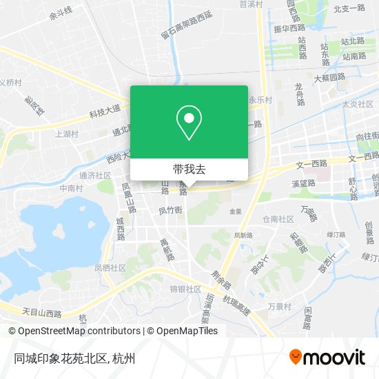同城印象花苑北区地图