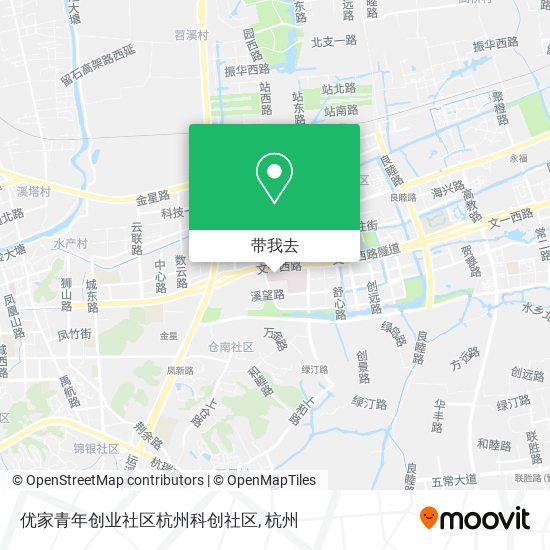 优家青年创业社区杭州科创社区地图