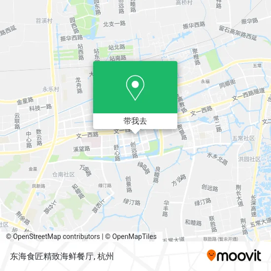 东海食匠精致海鲜餐厅地图