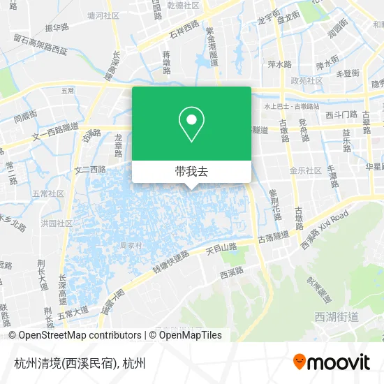 杭州清境(西溪民宿)地图