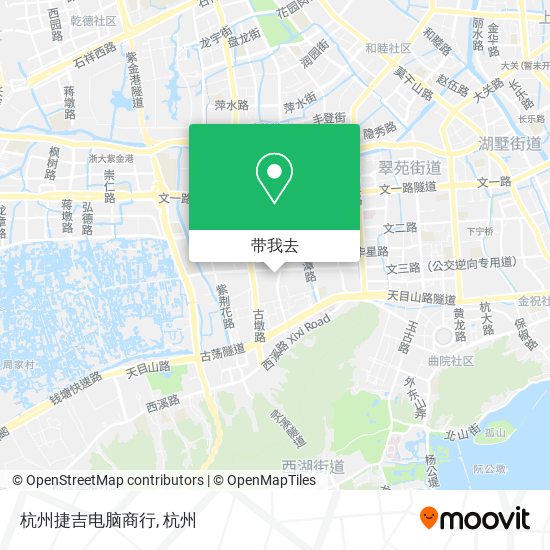杭州捷吉电脑商行地图