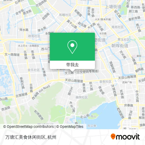 万塘汇美食休闲街区地图
