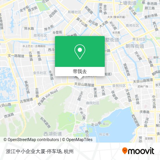浙江中小企业大厦-停车场地图