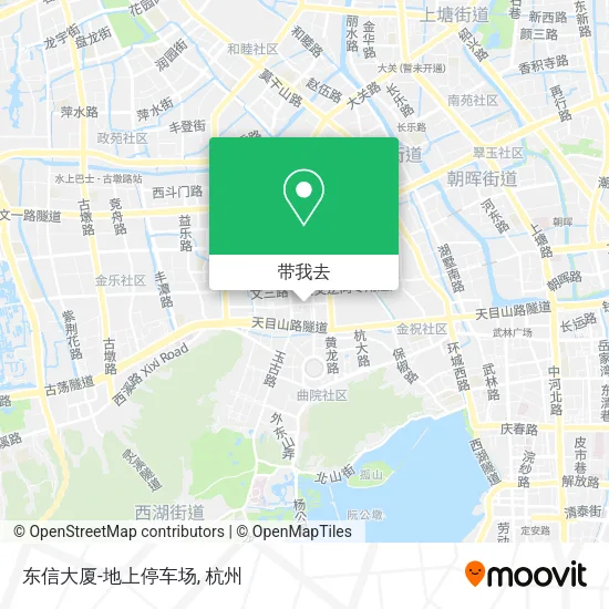 东信大厦-地上停车场地图